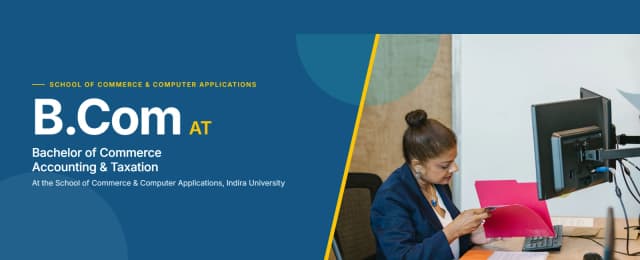 BCom Accounting Taxation Desktop Banner